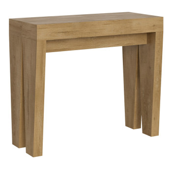 Console Spimbo - Console extensible 90x40/196 cm Spimbo Small Frêne blanc