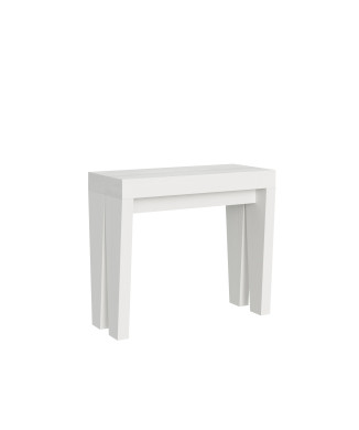 Console Spimbo - Console extensible 90x40/196 cm Spimbo Small Frêne blanc