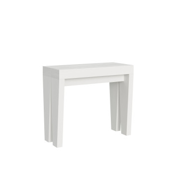 Console Spimbo - Console extensible 90x40/196 cm Spimbo Small Frêne blanc