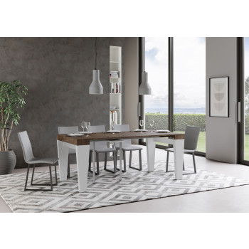 Console Spimbo - Console extensible 90x40/300 cm Spimbo Frêne blanc