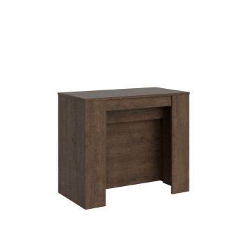 Console Venus - Console extensible 90x48/296 cm Venus frêne blanc avec rallonges intérieures