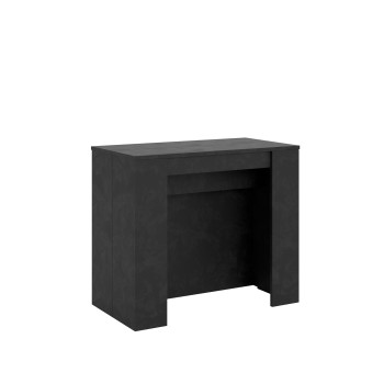 Console Venus - Console extensible 90x48/296 cm Venus frêne blanc avec rallonges intérieures