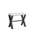 Table console extensible 90x40/196 cm Xenia Small structure anthracite