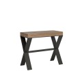 Table console extensible 90x40/300 cm Xenia Premium structure anthracite