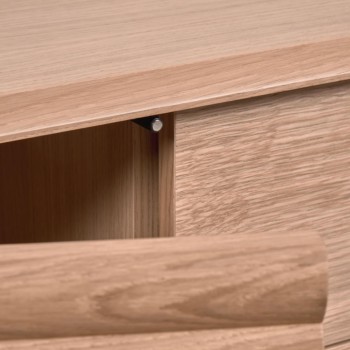 Buffet Lenon 2 portes 3 tiroirs en bois et placage MIX Crédit