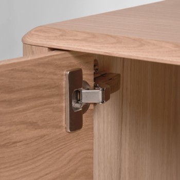 Buffet Lenon 3 portes, 3 tiroirs en bois et placage MIX Crédit