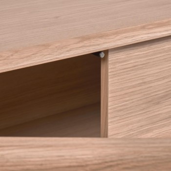 Buffet Lenon 3 portes, 3 tiroirs en bois et placage MIX Crédit