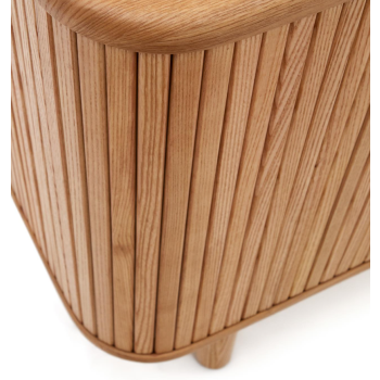 Buffet 2 portes Mailen en placage de frêne avec finition