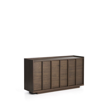 Buffet Onix en placage noyer finition foncée 150 x 80 cm Crédit FSC Mix