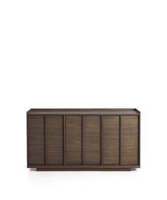 Buffet Onix en placage noyer finition foncée 150 x 80 cm Crédit FSC Mix