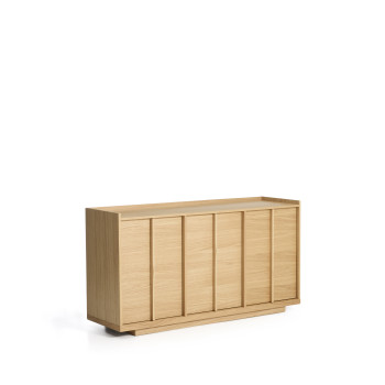 Buffet Onix en placage chêne finition naturelle 150 x 80 cm Crédit FSC Mix