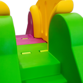 Jouet cubique modèle L2000 – jeu modulaire avec 1 grand toboggan et 1 cube.