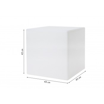 Cube Lumineux cm 43 32444 Design 8 Saisons