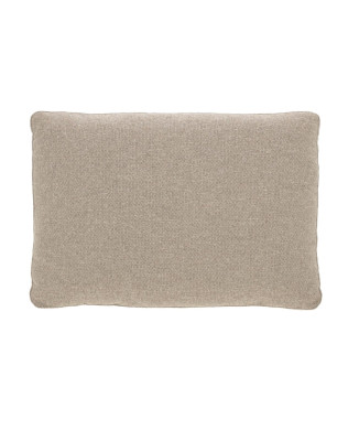 Coussin Blok en chenille beige 40 x 60 cm