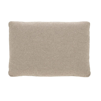 Coussin Blok en chenille beige 40 x 60 cm