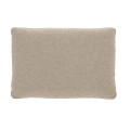 Coussin Blok en chenille beige 40 x 60 cm