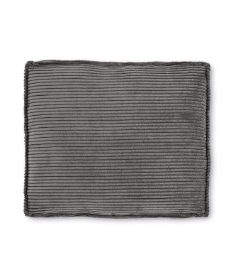 Coussin Blok en velours côtelé épais