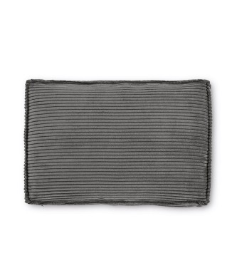 Coussin Blok en velours côtelé épais