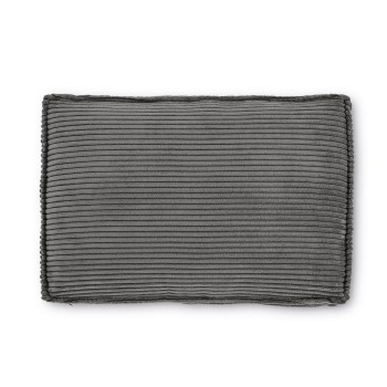 Coussin Blok en velours côtelé épais