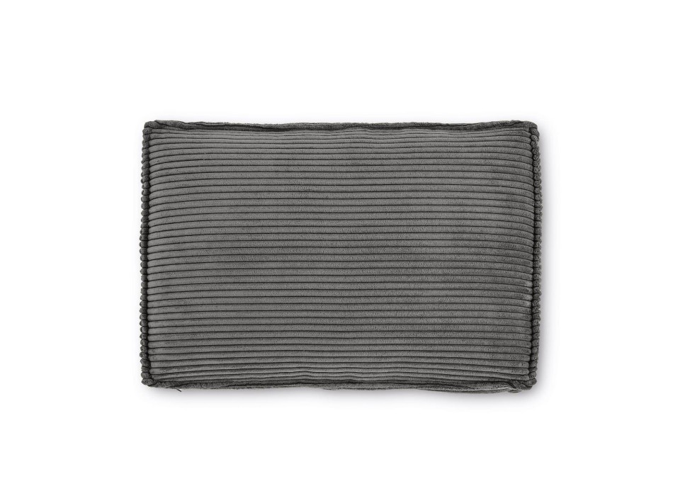 Coussin Blok en velours côtelé épais