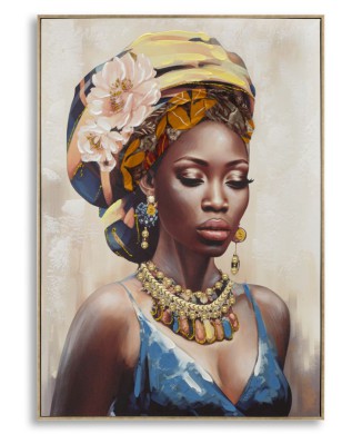 PEINTURE SUR TOILE AVEC CADRE AYDA -A-