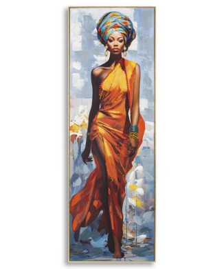 PEINTURE SUR TOILE AVEC CADRE DAPHNE -B-