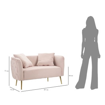 CANAPÉ BUCAREST ROSE