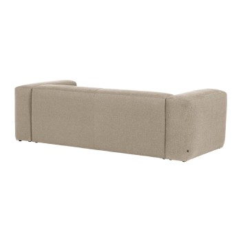 Canapé Blok 3 places beige 240 cm