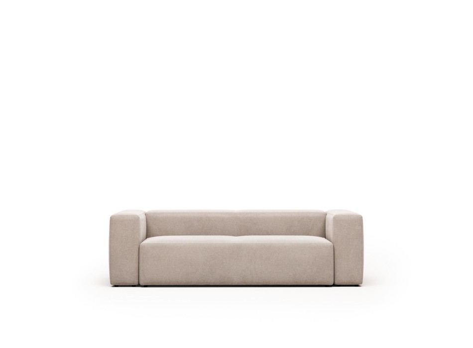 Canapé Blok 3 places beige 240 cm