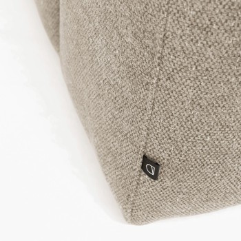 Canapé 3 places Blok méridienne droite beige 300 cm