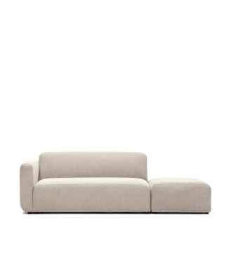 Canapé modulable 2 places Neom, beige, 244 cm, FSC Mix Credit