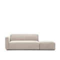 Canapé modulable 2 places Neom, beige, 244 cm, FSC Mix Credit