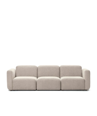 Canapé modulable 3 places Neom, beige, 263 cm, FSC Mix Credit