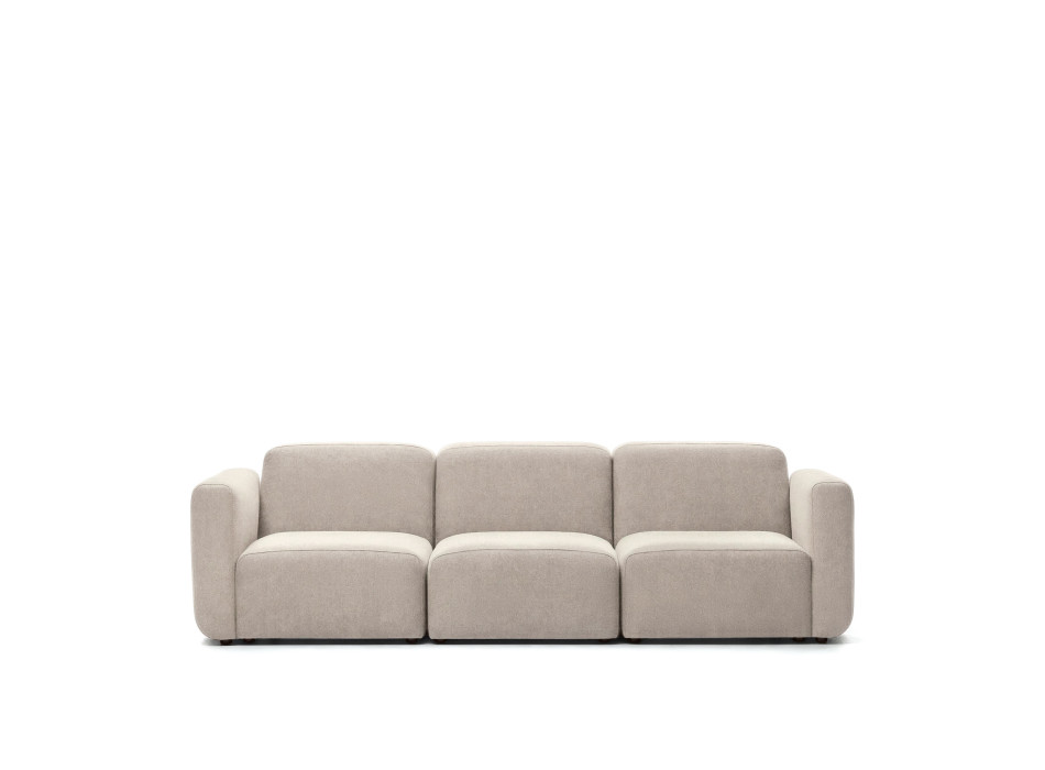 Canapé modulable 3 places Neom, beige, 263 cm, FSC Mix Credit