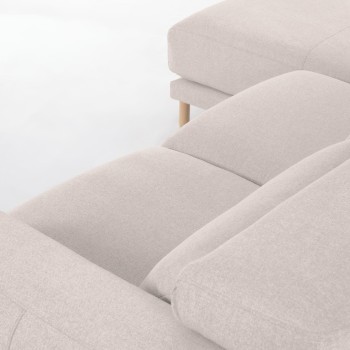 Canapé 3 places Singa avec méridienne gauche