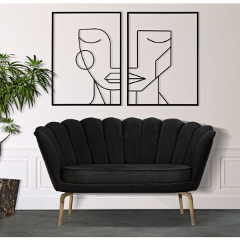 CANAPÉ VIENNA PLUS NOIR