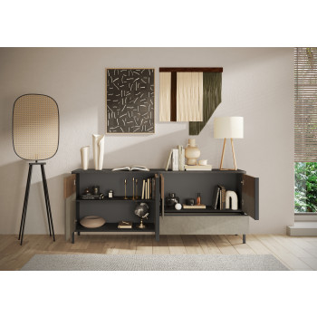 EVEREST - Buffet 4 portes, 1 tiroir