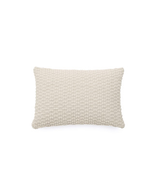 Taie d'oreiller Mascarell en coton et polyester blanc 40 x 60 cm