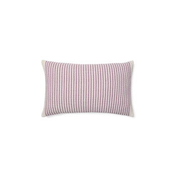 Housse de coussin Lioris en coton rayé