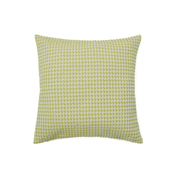 Housse de coussin Lunira à texture gaufrée verte 50 x 50 cm