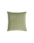 Housse de coussin Nivara en tissu texturé vert 50 x 50 cm