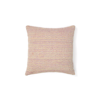 Housse de coussin Milianne en coton jacquard multicolore 50 x 50 cm