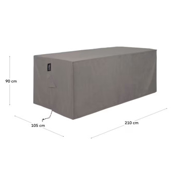 Housse de protection Iria pour canapé d'extérieur 3 places, max. 210 x 105 cm