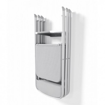 Crochet mural avec chevilles pour suspendre 4 chaises