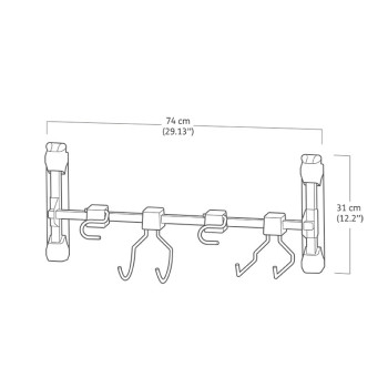 Kit de suspension d'outils pour abris de jardin KETER
