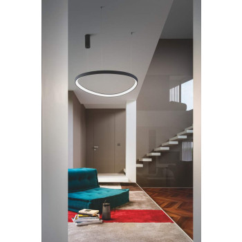 Lampe suspendue carrée Oracle Slim SP par Ideal Lux