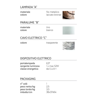 Cellule CT614 CM lampe à poser d'intérieur Ø36 KARMAN