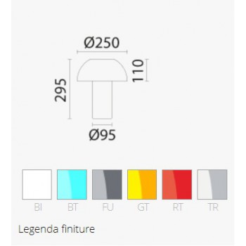 COLETTE L003TA-L003TB LAMPE PEDRALI