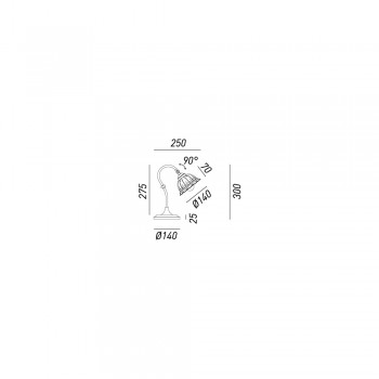 Lampe de table ANITA 061.52.OC IL FANALE