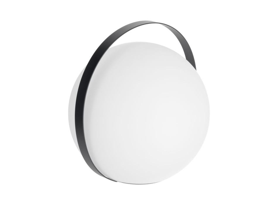 Lampe de table Dinesh avec poignée en acier noir